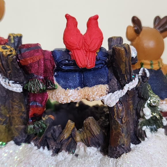 Festive Reindeer Christmas Candle Holder - Picture 10 of 15